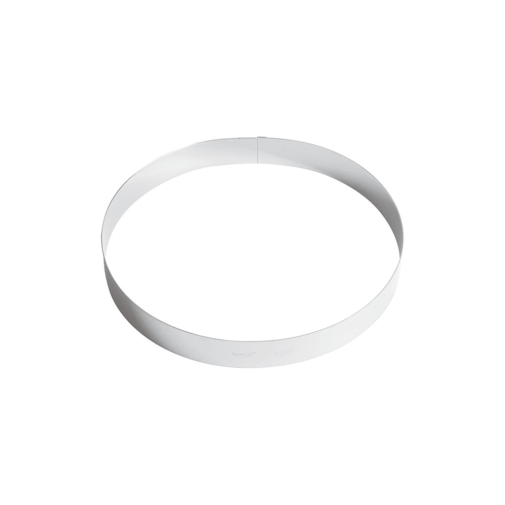 Кольцо кондитерское; сталь нерж.; D=280, H=35мм