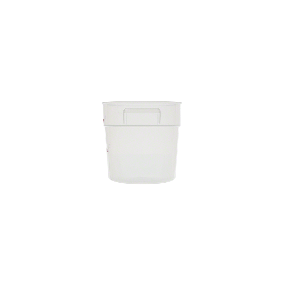 Контейнер для сахара и муки, круглый (крышка арт. RFSC1PP; полипроп.; 0, 9л; D=15, 4, H=12, 7см; прозр.