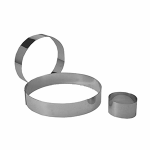 Кольцо кондитерское; сталь нерж.; D=140, H=45мм; металлич.