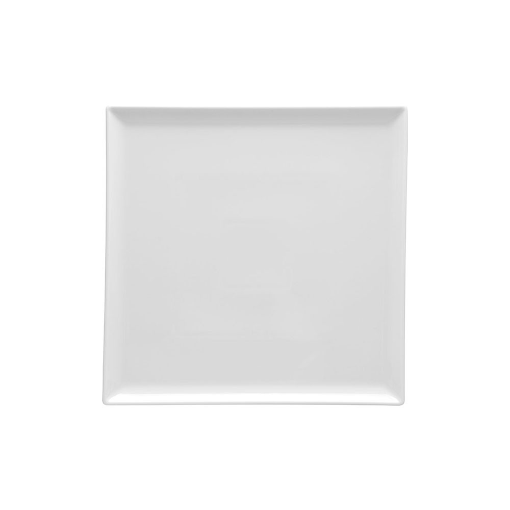 Тарелка квадратная «Анкара»; фарфор; L=25, 5, B=25, 5см; белый