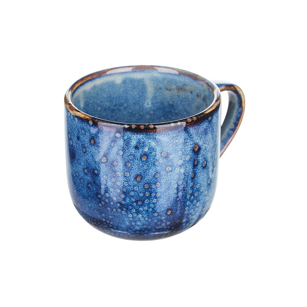 Чашка чайная «Ирис»; фарфор; 350мл; D=9, H=8см; голуб.