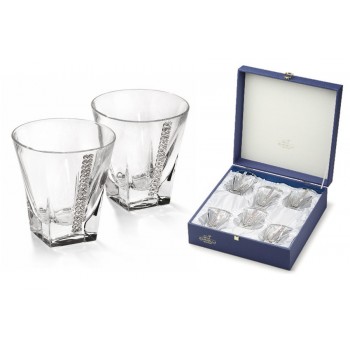 Набор стаканов для виски Regina Swarovski, 0,2л, 6 шт