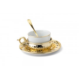 Чайный набор Stradivari (золото), 1 персона, 4 предмета