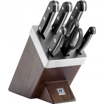 Набор ножей 7 пр. в подставке с заточкой ZWILLING Gourmet