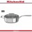 Сковорода-сотейник 3 Ply Steel, 3.1 л, 24 см, сталь 18/10, индукционное дно, KitchenAid 