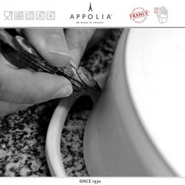 Форма для суфле DELICES CREAM, D 21 см, H 9.4 см, керамика ручной работы, APPOLIA