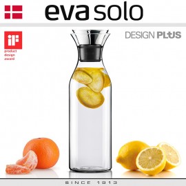 Графин Fridge для горячих и холодных напитков в неопреновом текстурном чехле, 1 л, чайная роза, Eva Solo