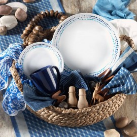 Набор посуды 16 предметов на 4 персоны, серия Ocean Blues , Corelle