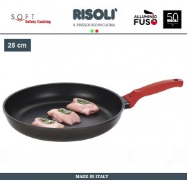 Антипригарная литая сковорода Soft Safety Cooking, D 28 см, Risoli