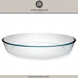 Блюдо TOSCANA для запекания и подачи, 36 x 25 см, олово, стекло жаропрочное, Cosi Tabellini