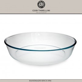 Блюдо TOSCANA для запекания и подачи круглое, D 28.5, олово, стекло жаропрочное, Cosi Tabellini