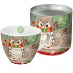 Кружка в подарочной коробке owl with scarf большая, Paperproducts Design