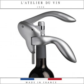 Подарочный набор L'Atelier Du Vin сомелье: штопор классический металлик, запасная спираль, обрезатель фольги