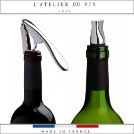 Подарочный набор Garcon & Co сомелье: штопор и 2 пробки для вина, L'Atelier Du Vin