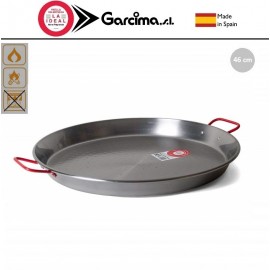Сковорода для паэльи (паэльера) PULIDA на 12 порций, D 46 см, сталь карбоновая, GARCIMA, Испания