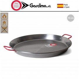Сковорода для паэльи (паэльера) PULIDA на 25 порций, D 70 см, сталь карбоновая, GARCIMA