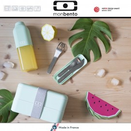 Набор из 3 столовых приборов MB Pocket Denim в футляре, Monbento