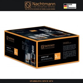 Комплект BOSSA NOVA для виски, 3 предмета, 750 мл + 2 по 330 мл, бессвинцовый хрусталь, Nachtmann, Германия