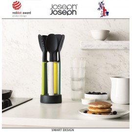 Кухонные инструменты Elevate Silicone, 5 предметов на подставке, силикон жаропрочный, Joseph Joseph, Великобритания