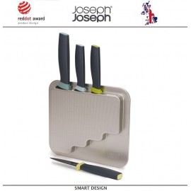 Набор кухонных ножей DoorStore крепление на дверцу шкафа, Joseph Joseph, Великобритания