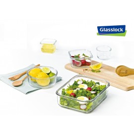 Контейнер для духовки, СВЧ, холодильника, 0,44 л, стекло, серия Smart Type, GlassLock