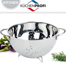 Дуршлаг на ножках в раковину, D 24 см, сталь 18/10, Kuchenprofi