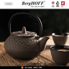 Заварочный чайник STUDIO чугунный с ситечком, 750 мл, цвет серый, BergHOFF