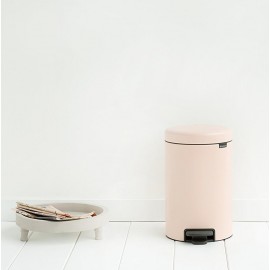 Бак мусорный с педалью, 12 л, H 40, цвет чайная роза, серия New Icon, Brabantia