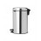 Бак мусорный с педалью, 12 л, H 40, цвет хром, серия New Icon, Brabantia