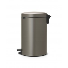 Бак мусорный с педалью, 20 л, H 46, цвет платиновый, серия New Icon, Brabantia