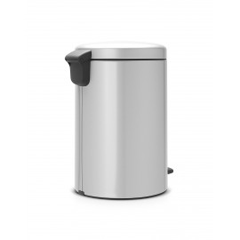 Бак мусорный с педалью, 20 л, H 46, цвет серый металлик, серия New Icon, Brabantia