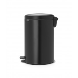 Бак мусорный с педалью, 20 л, H 46, цвет черный, серия New Icon, Brabantia