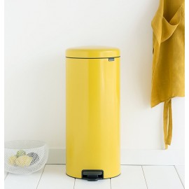 Бак мусорный с педалью, 30 л, H 67,5, цвет желтый, серия New Icon, Brabantia