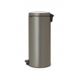 Бак мусорный с педалью, 30 л, H 67,5, цвет платиновый, серия New Icon, Brabantia