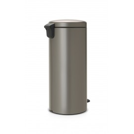 Бак мусорный с педалью, 30 л, H 67,5, цвет платиновый, серия New Icon, Brabantia