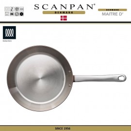 Сковорода MaitreD Induction, D 26 см, медь, сталь 18/10, SCANPAN