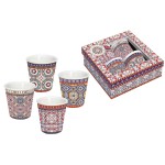 Набор стаканчиков для кофе Marokko, 4 шт по 80 мл, фарфор, серия World Collection, Easy Life
