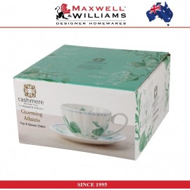 Пара чайная Atlantis в подарочной упаковке, 250 мл, фарфор, Maxwell & Williams
