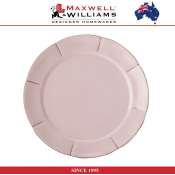 Десертная тарелка Blush в подарочной упаковке, D 19 см, фарфор, розовый - золото, Maxwell & Williams
