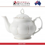 Заварочный чайник Blush в подарочной упаковке, 750 мл, фарфор, белый - золото, Maxwell & Williams