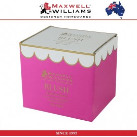 Десертная тарелка Blush в подарочной упаковке, D 19 см, фарфор, белый - золото, Maxwell & Williams