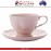 Пара чайная Blush в подарочной упаковке, 250 мл, фарфор, розовый- золото, Maxwell & Williams