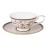 Набор пар чайных Queen Anna, 12 предметов на 6 персон, костяной Emily