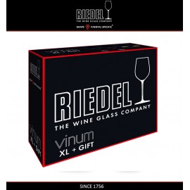 Набор бокалов "2 + GIFT" для красных и белых вин, 4 шт, машинная выдувка, VINUM XL, RIEDEL