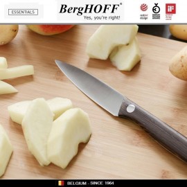 Набор кухонных ножей Essentials Dark Wood, 6 предметов на подставке, BergHOFF