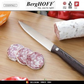 Набор кухонных ножей Essentials Dark Wood, 8 предметов на подставке, BergHOFF