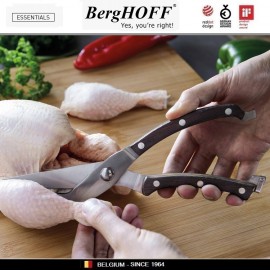 Набор кухонных ножей Essentials Dark Wood, 6 предметов на подставке, BergHOFF