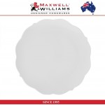 Обеденная тарелка White Rose с волнистым краем, D 26.5 см, фарфор, Maxwell & Williams