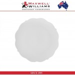 Десертная тарелка White Rose с волнистым краем, D 19 см, фарфор, Maxwell & Williams