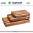 Блок GOURMET разделочный, ручная работа, 37 х 28 см, дерево бука и акации, Legnoart